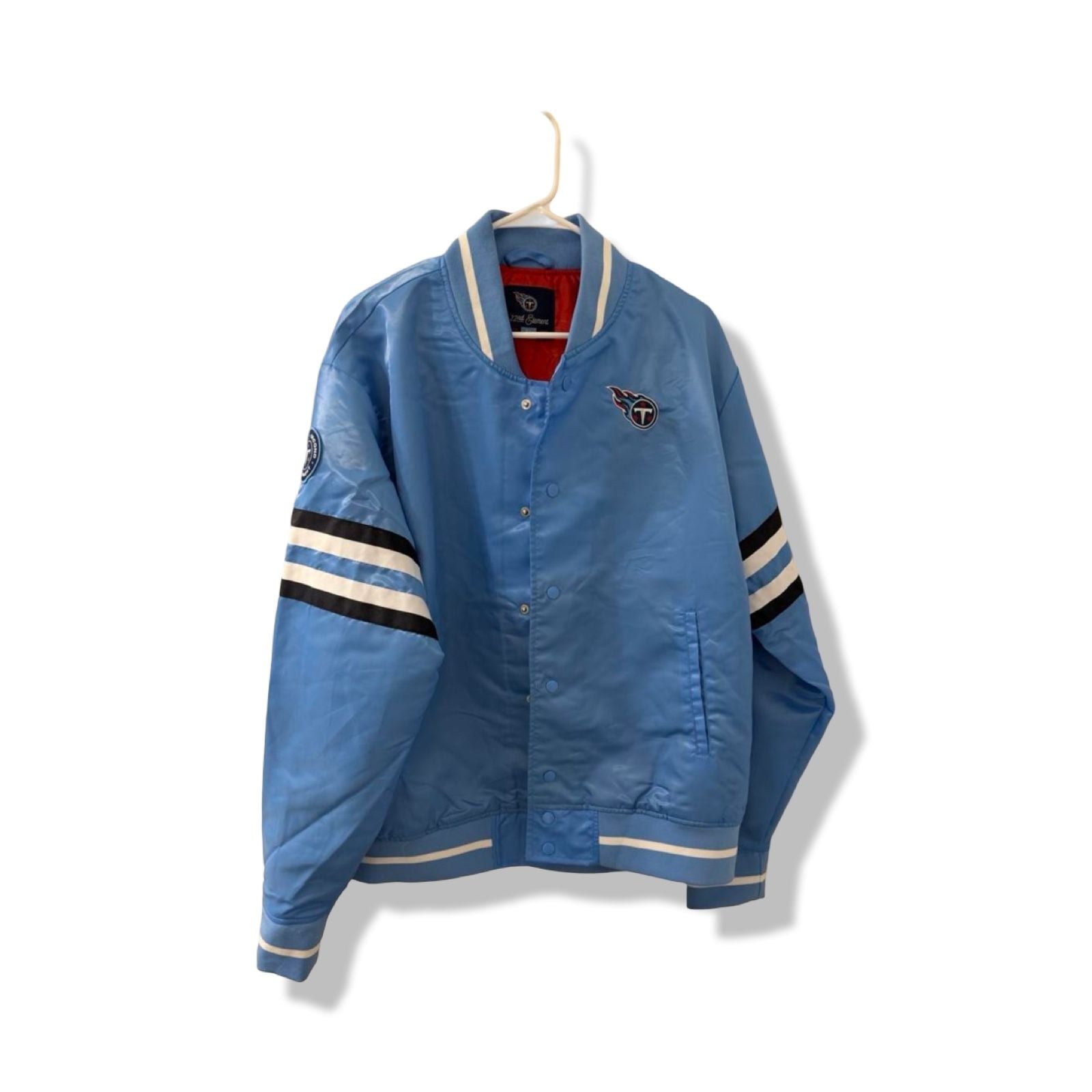 22nd Element Tennessee Titans Limited Edition Satin Varsity Jacket 2