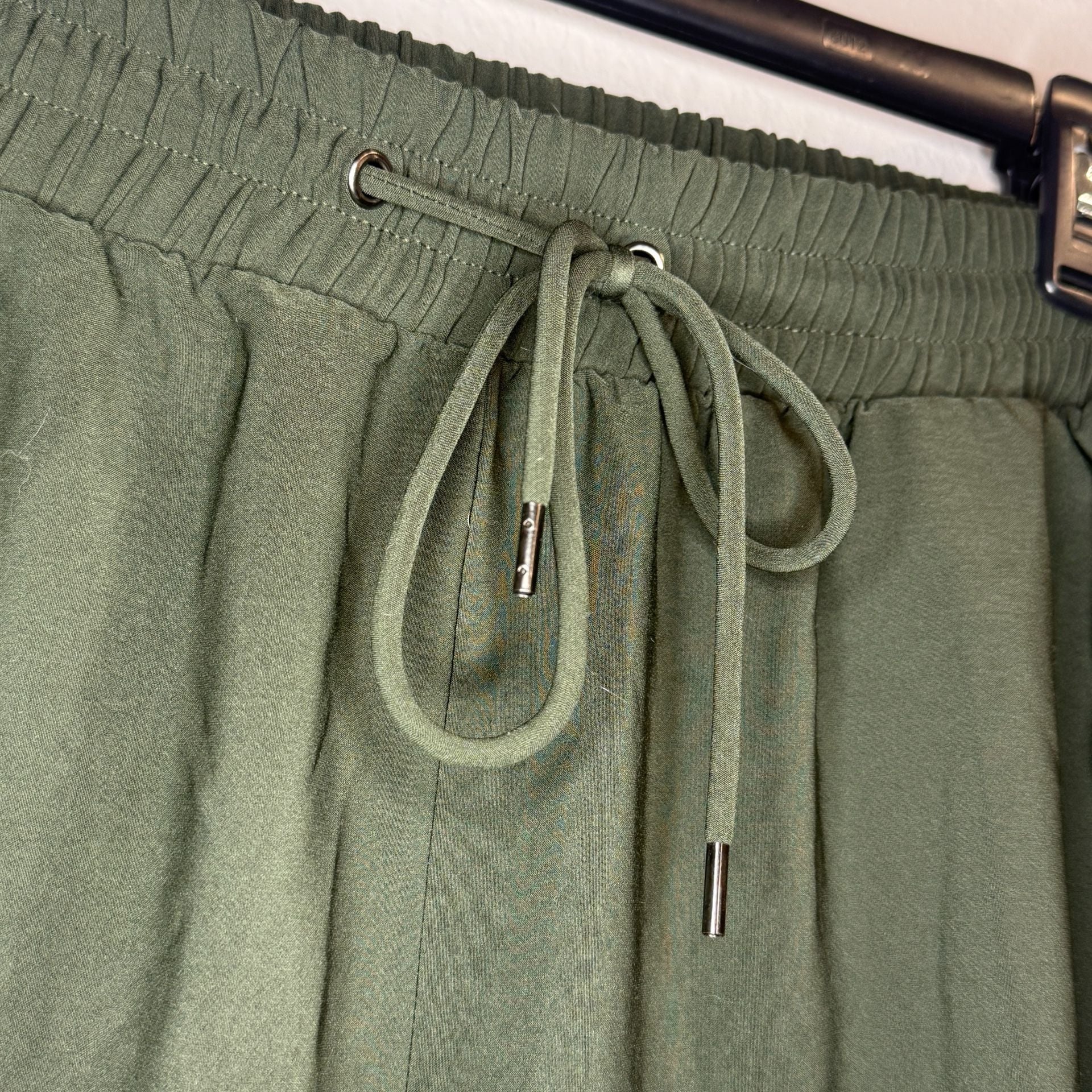Torrid Olive Green Elastic Waist Drawstring Jogger Pants 2