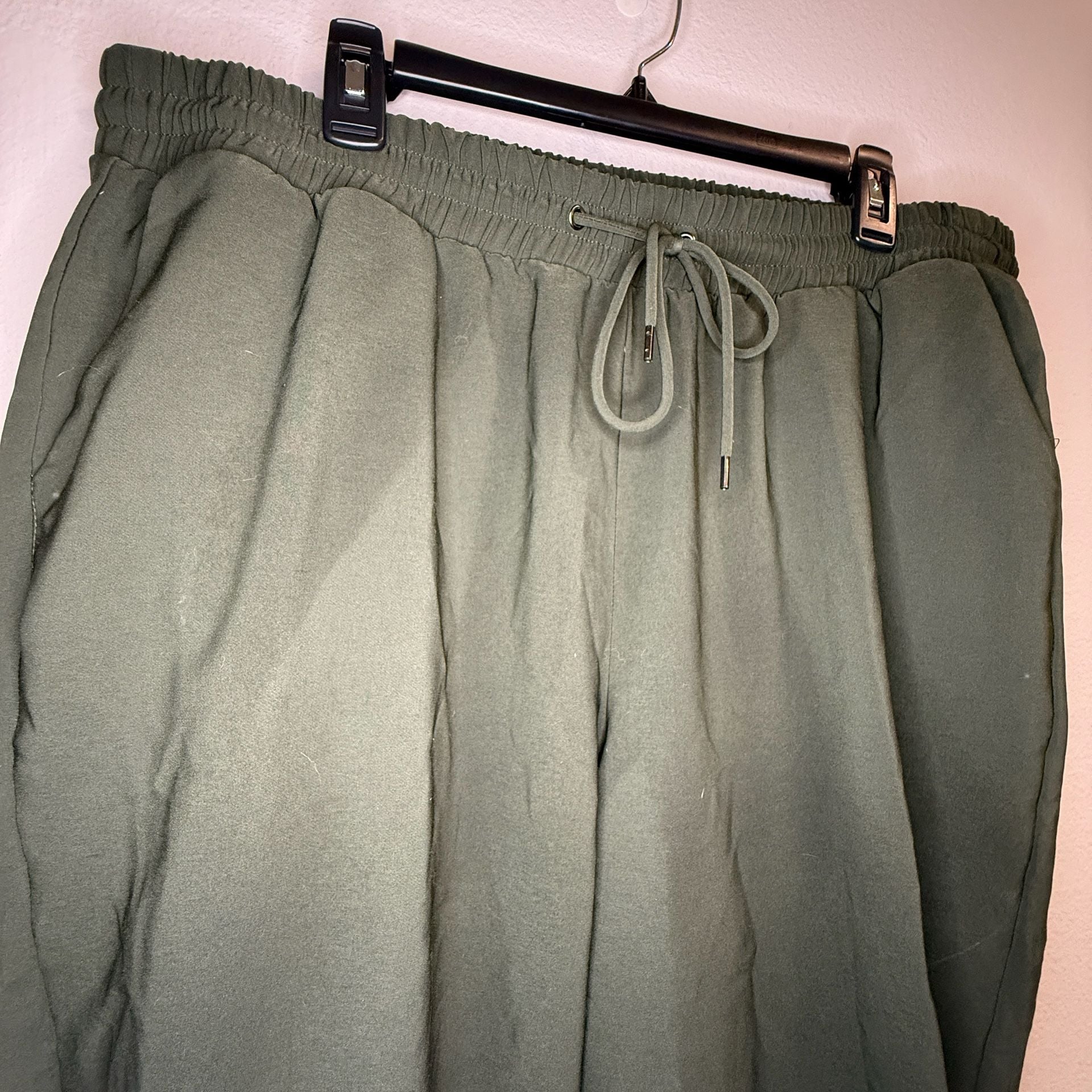 Torrid Olive Green Elastic Waist Drawstring Jogger Pants 6