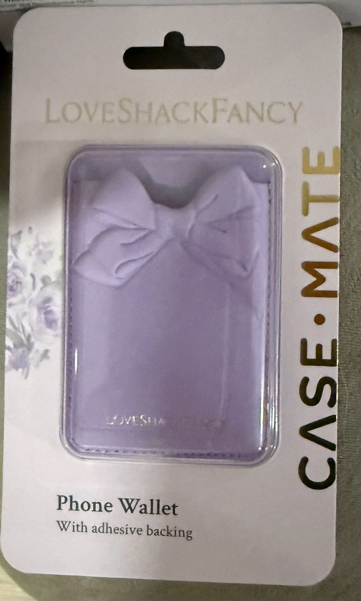 LoveShackFancy x Case-Mate Adhesive Bow Phone Wallet 1