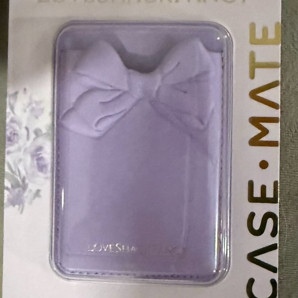 LoveShackFancy x Case-Mate Adhesive Bow Phone Wallet