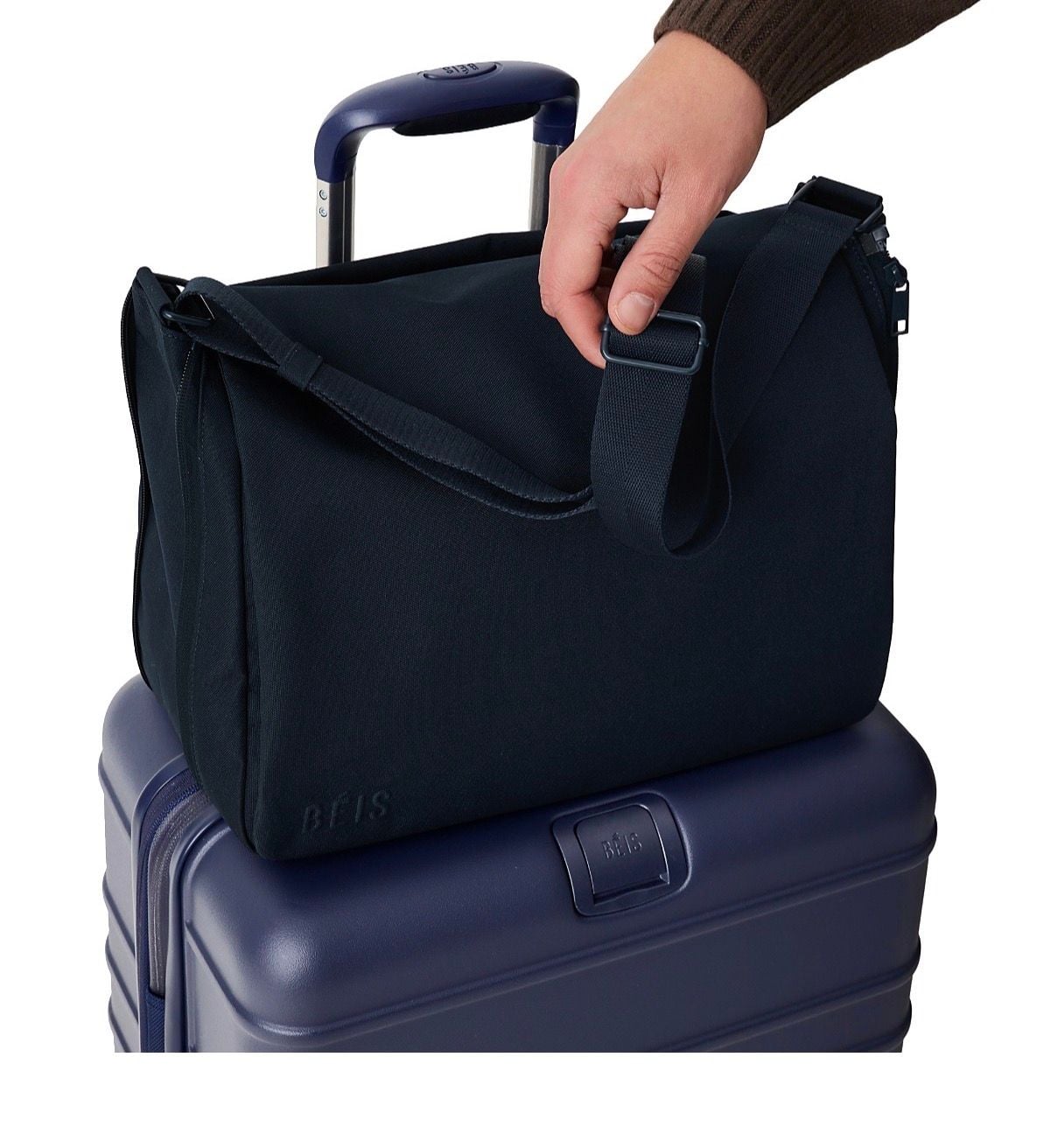 BÉIS The Expandable Messenger Tote 8