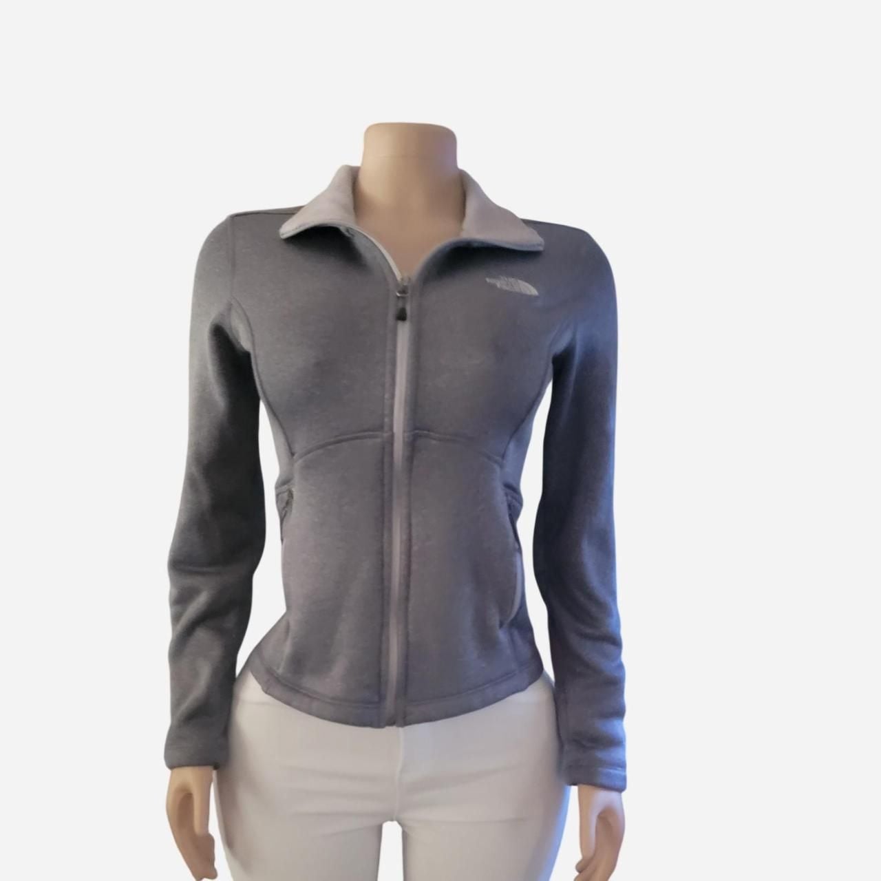 New Womens North Face Fleece Zip Jacket Agave Coat Small, Large 2