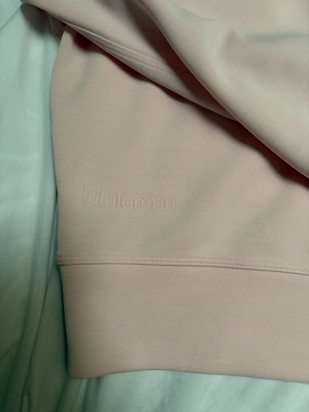 Lululemon Softstreme Perfectly Oversized Cropped Crew Sweatshirt in Pink 7
