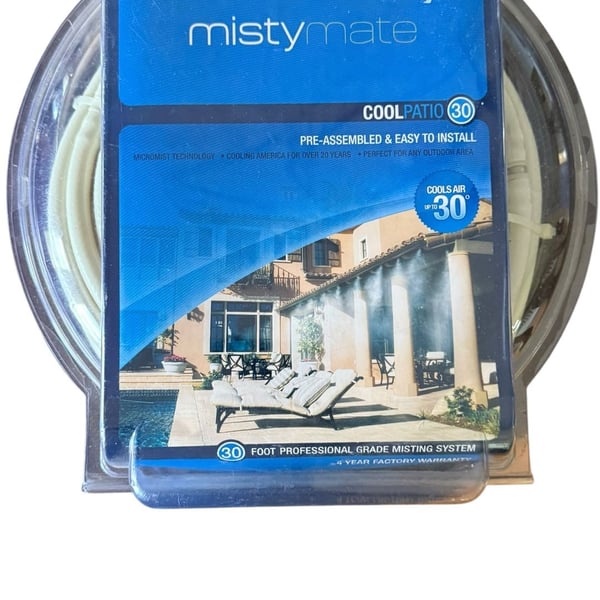 MistyMate Cool Patio 30 Foot Professional Grade Misting System