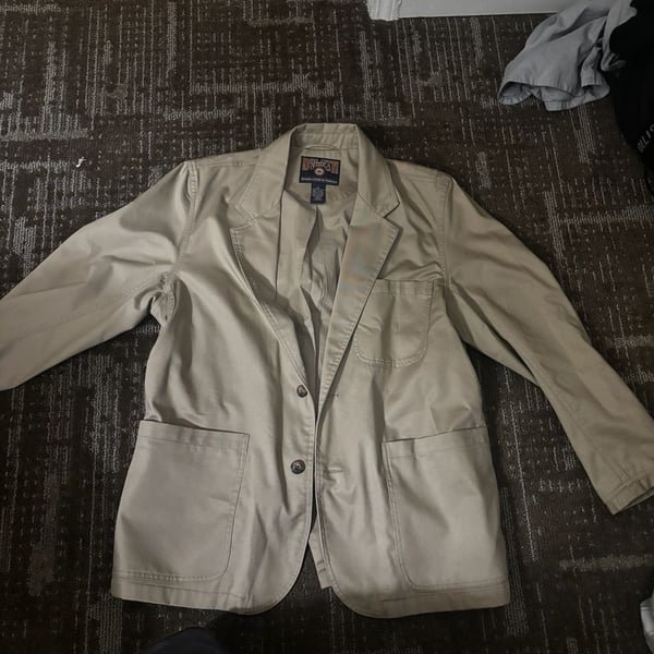 Duluth Trading Co. Cotton Canvas Utility Presentation Blazer Jacket
