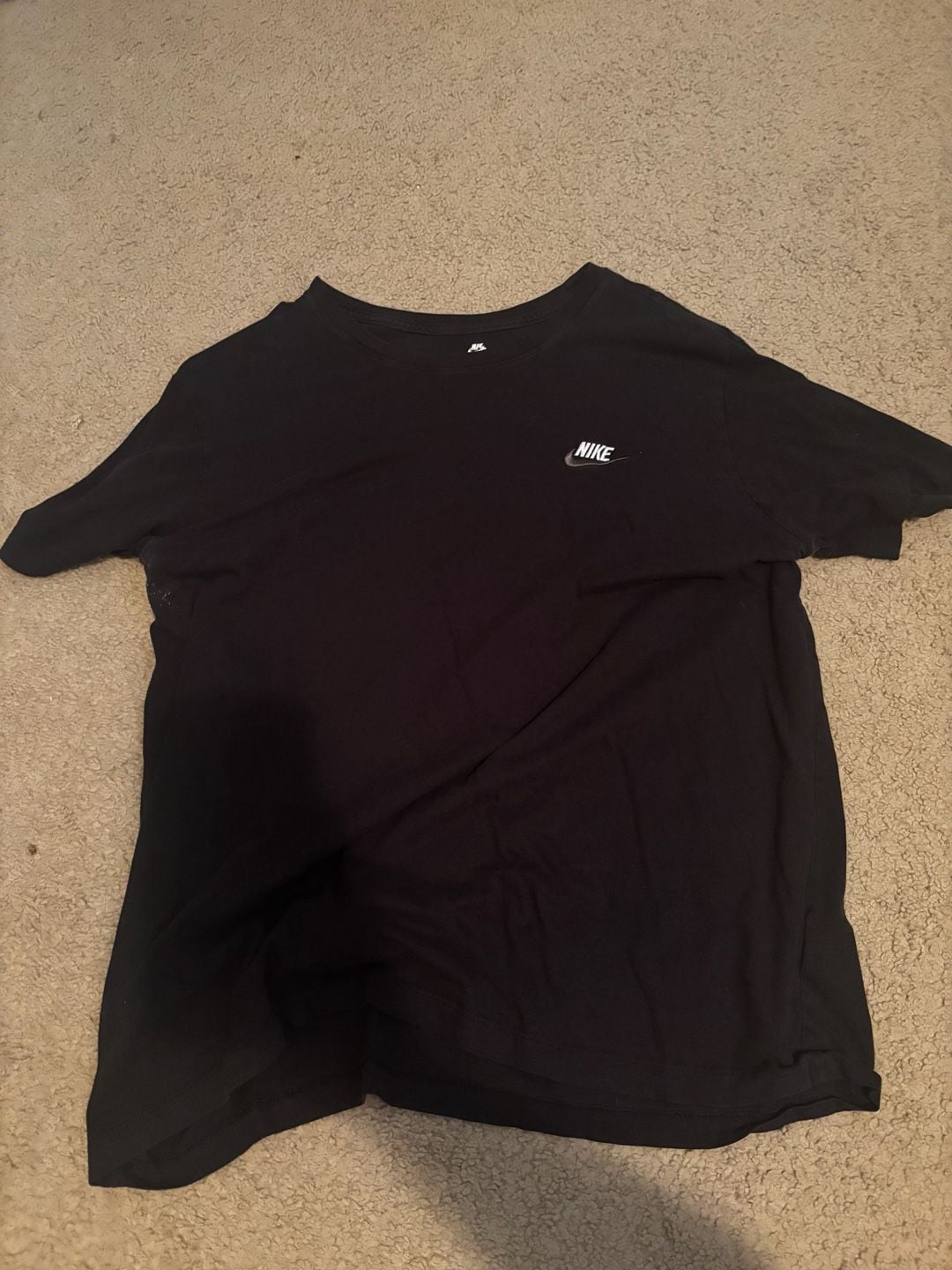 Nike Sportswear Club Men's Black Short Sleeve T-Shirt 3