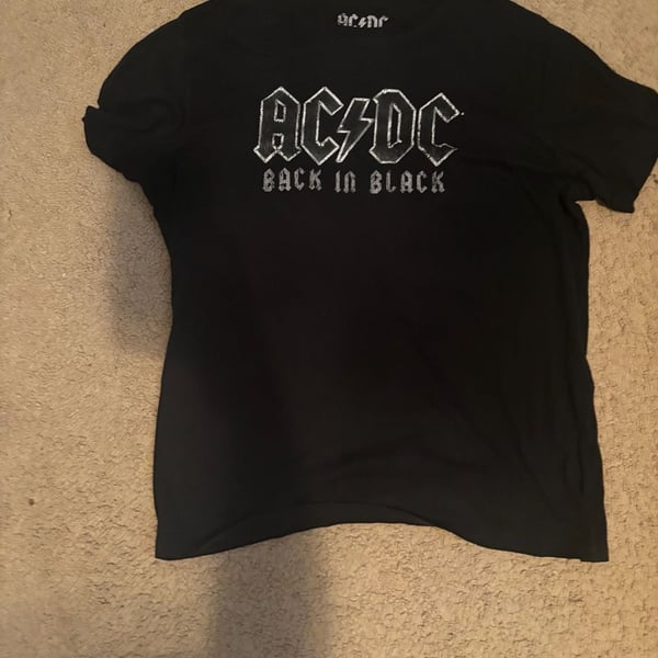 AC/DC Back in Black Graphic T-Shirt