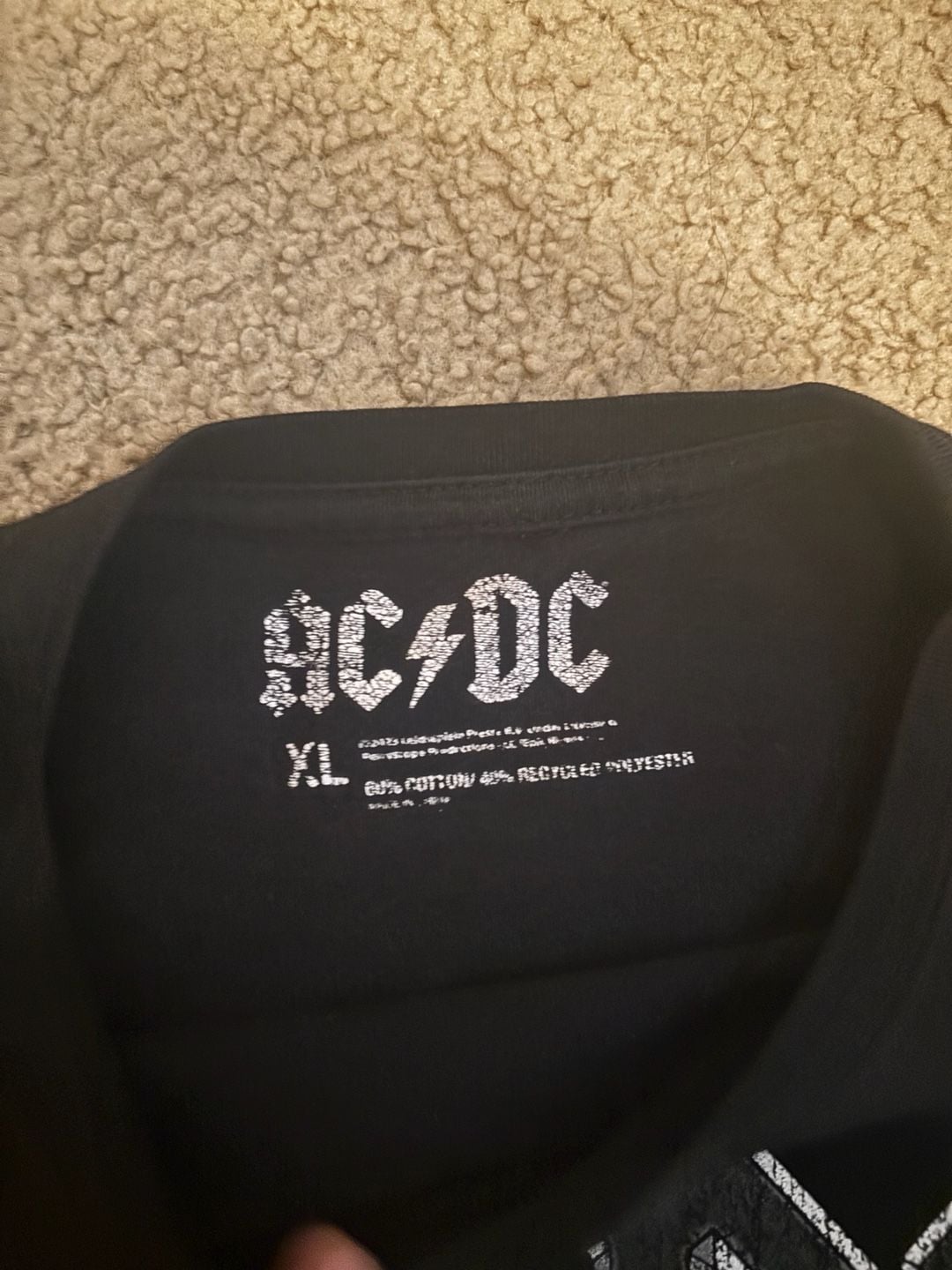 AC/DC Back in Black Graphic T-Shirt 2