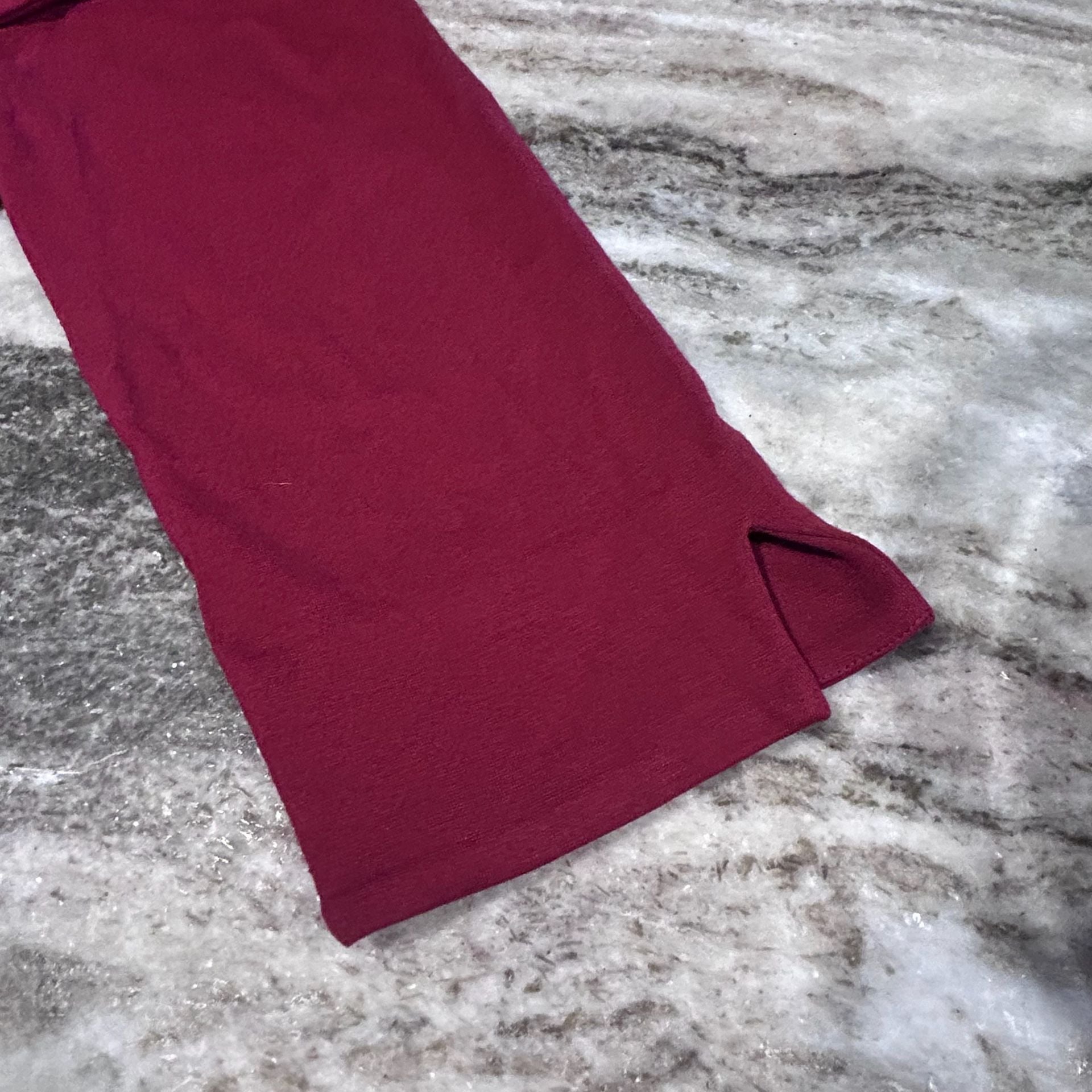 Eliza J New York Burgundy 3/4 Sleeve Shawl Collar Sheath Dress 11
