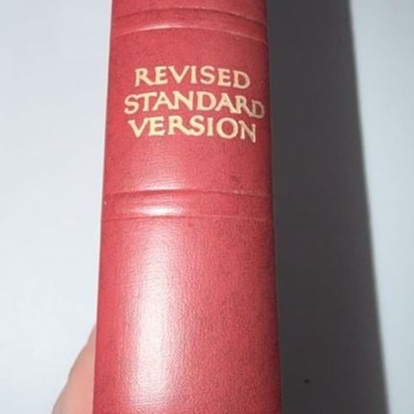 1953 The Holy Bible, Revised Standard Version, Thomas Nelson & Sons Hardcover Edition
