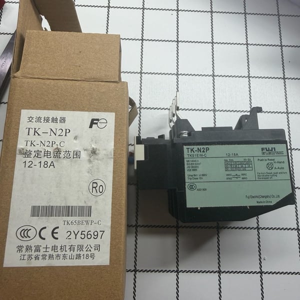 Fuji Electric TK-N2P Thermal Overload Relay 12-18A