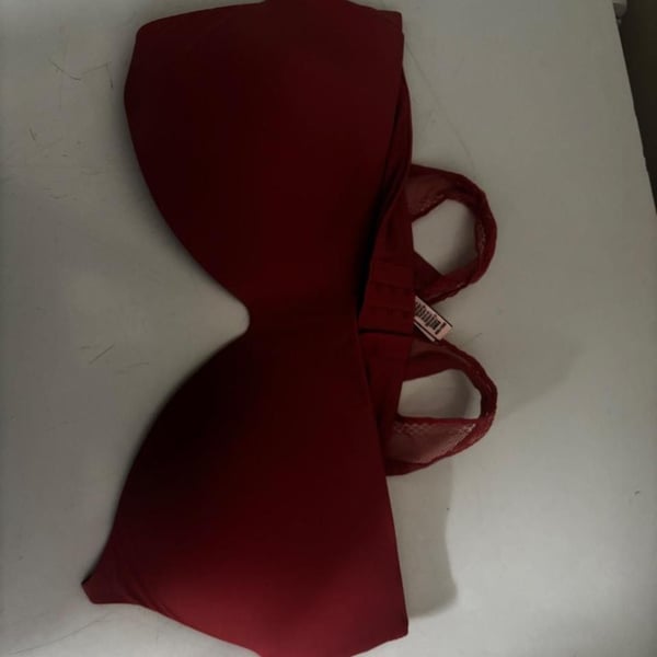 Victoria's Secret Lightly Lined Wireless Bra, Red, Size 40C