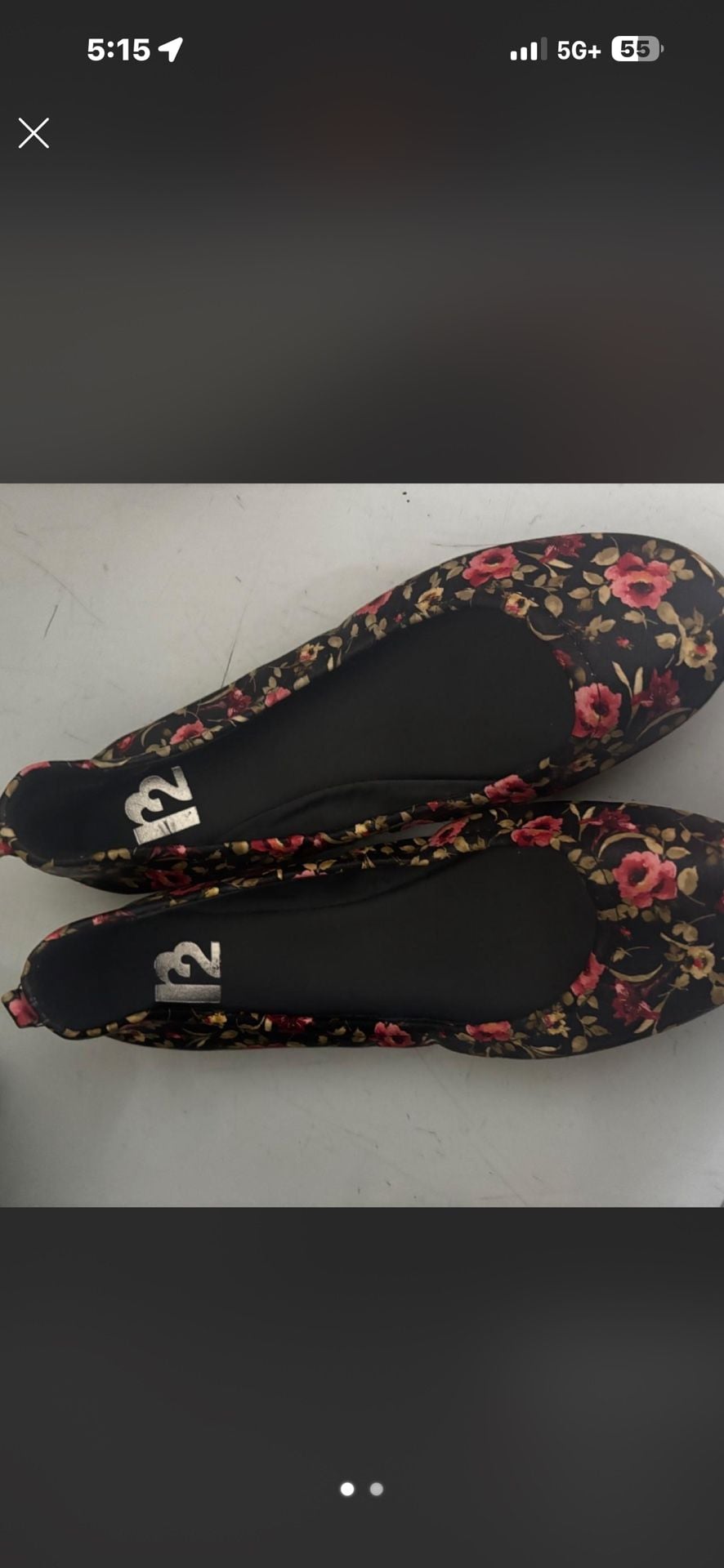 Mossimo Supply Co. Women's Floral Print Ballet Flats 1