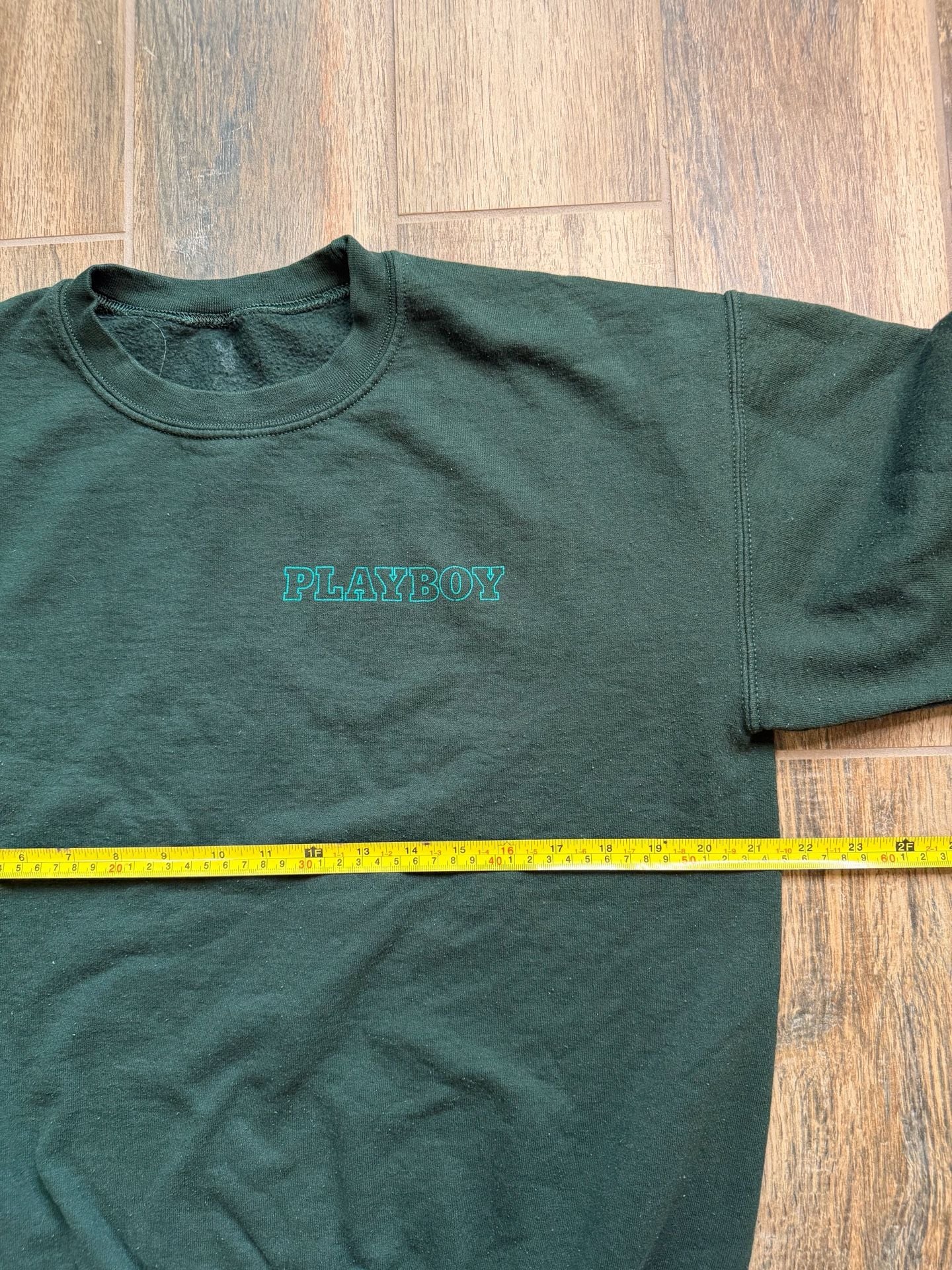 Playboy Forest Green Crewneck Pullover Sweatshirt 4