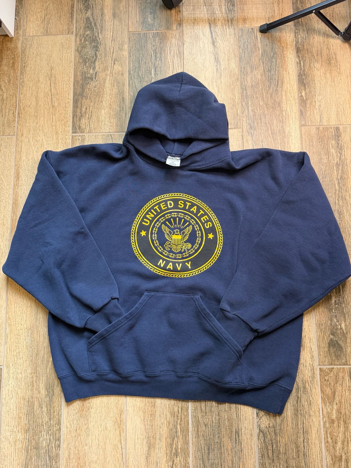 Vintage U.S. Navy Originals M.J. Soffe Pullover Hoodie SIZE XL Made in USA 2