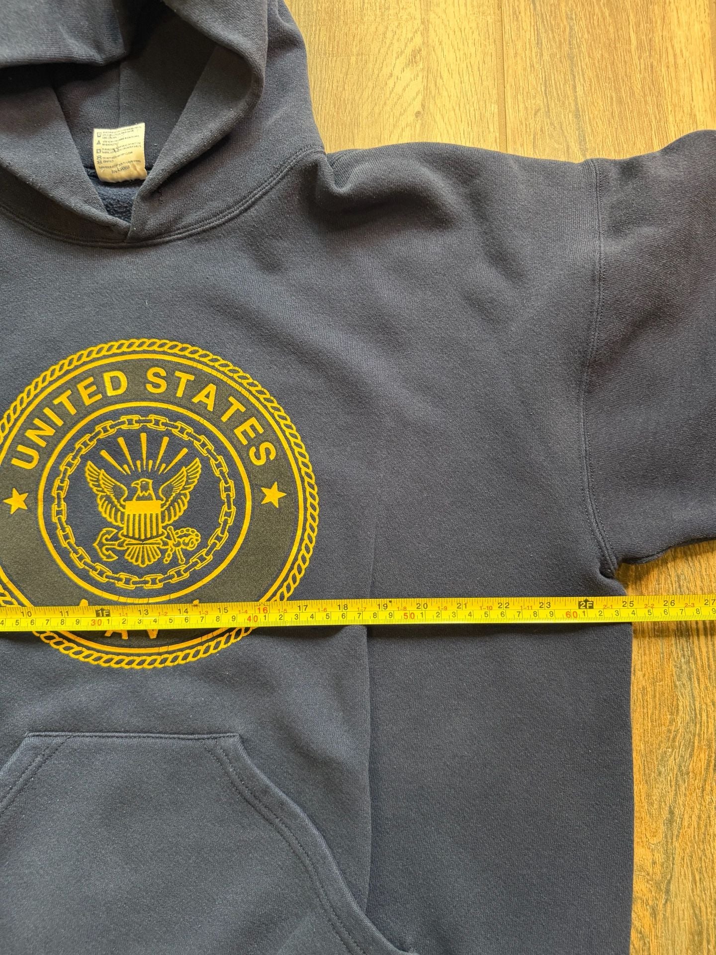 Vintage U.S. Navy Originals M.J. Soffe Pullover Hoodie SIZE XL Made in USA 6