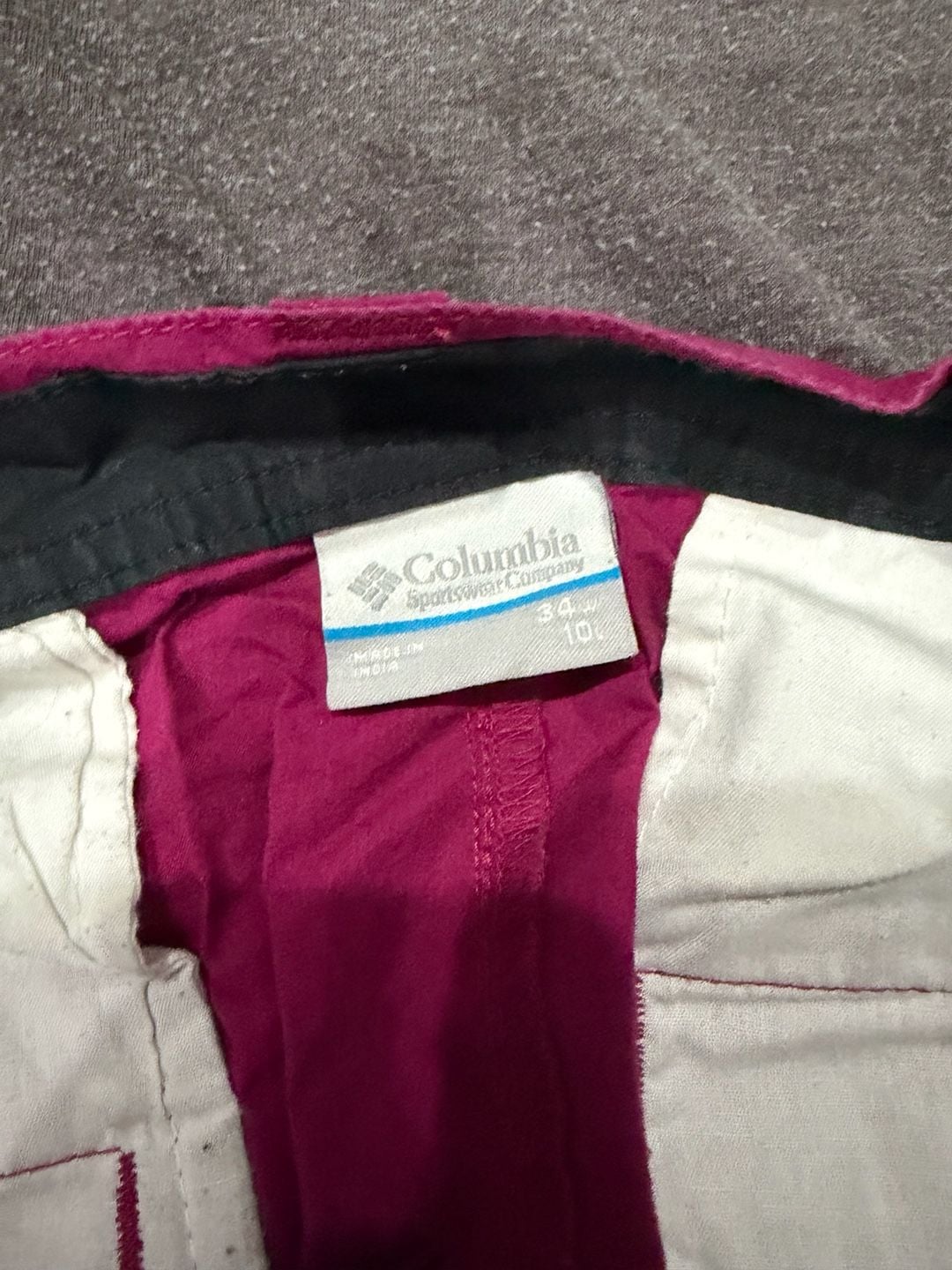 Columbia Sportswear Company Magenta Flat Front Casual Shorts 4