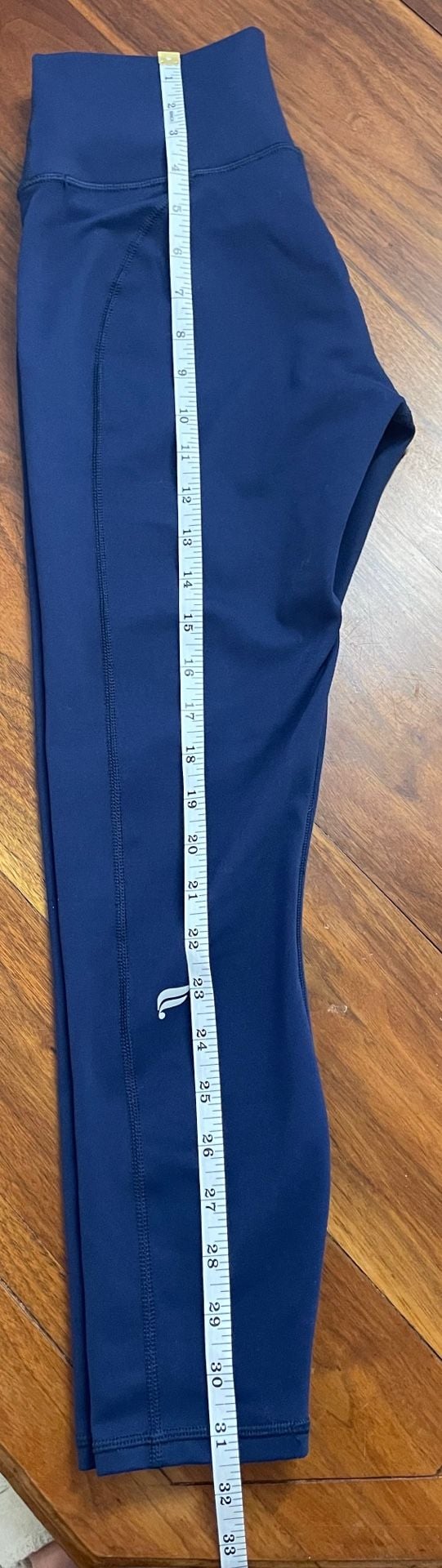 Fabletics PowerHold Girls Athletic Leggings Navy 10