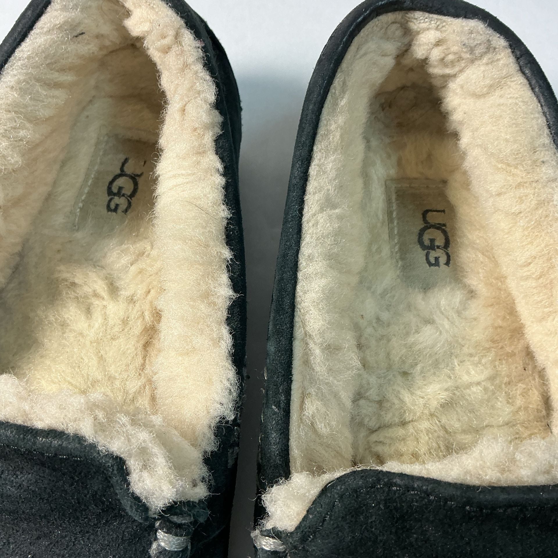UGG Women's Ansley Suede Moccasin Slippers in Black 3
