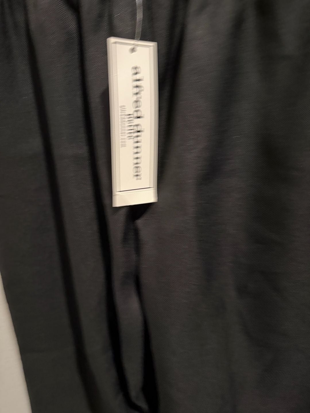 Alfred Dunner Petite Black Elastic Waist Pull-On Casual Pants 7
