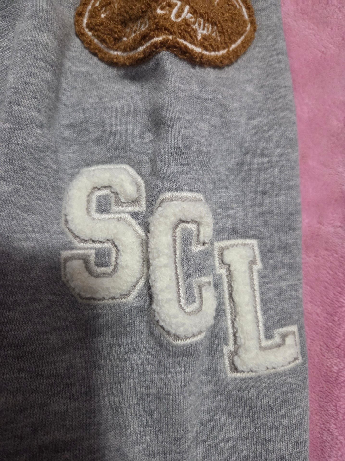 Stoney Clover Lane x Super Bowl LVIII Las Vegas Grey Ringer Sweatshirt 8