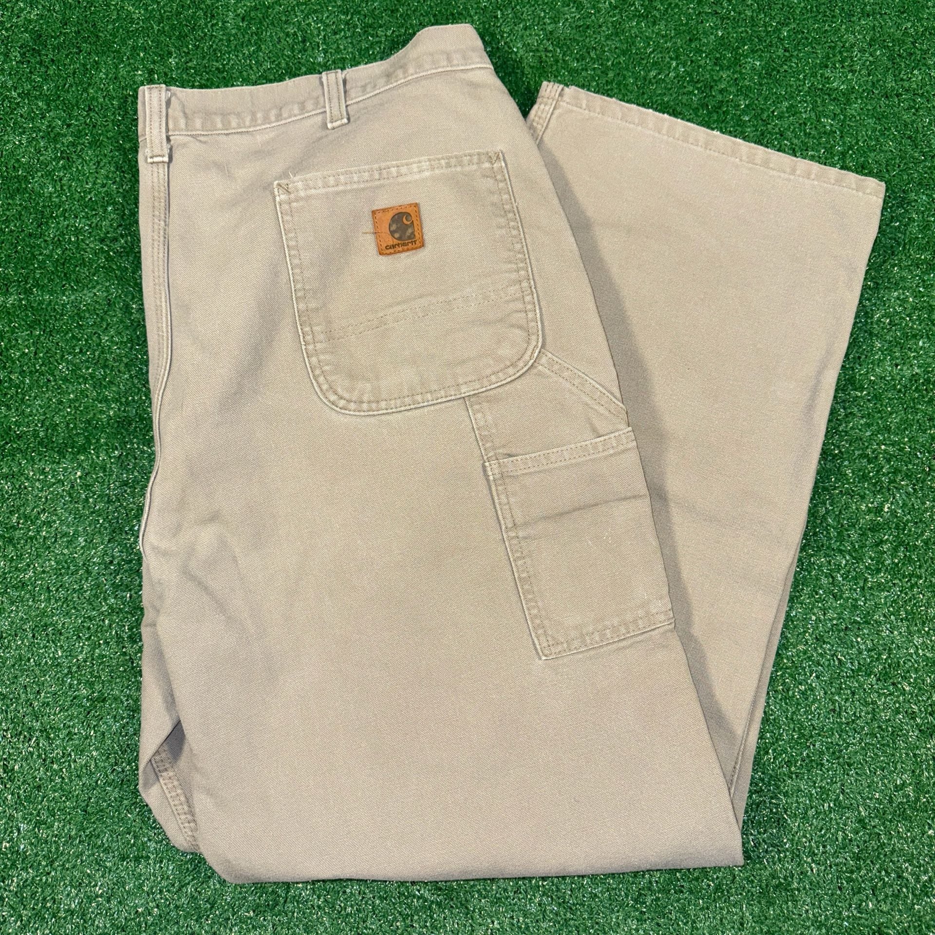 Y2K Carhartt B11 DES Original Dungaree Fit Carpenter Pants 40x32 2