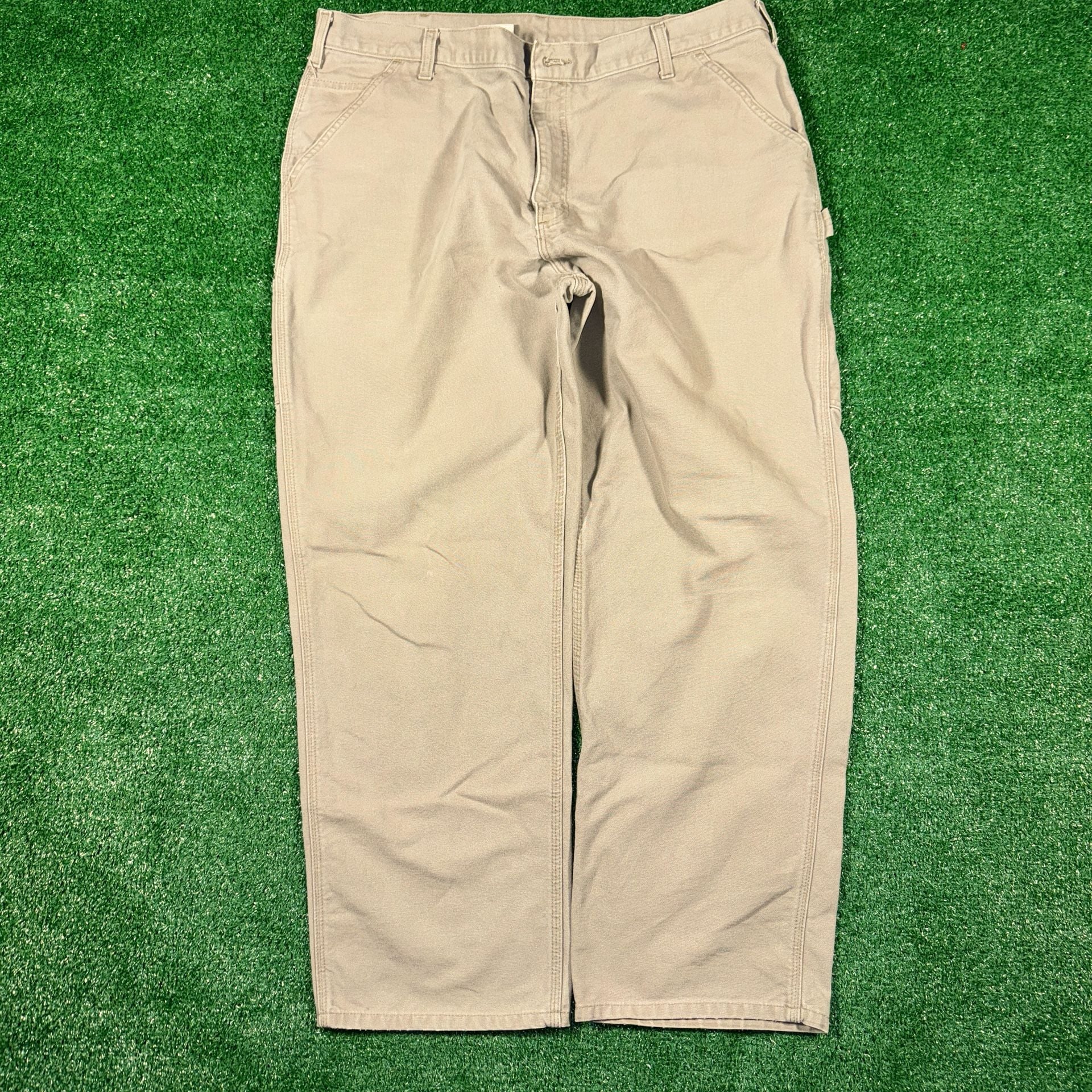 Y2K Carhartt B11 DES Original Dungaree Fit Carpenter Pants 40x32 5