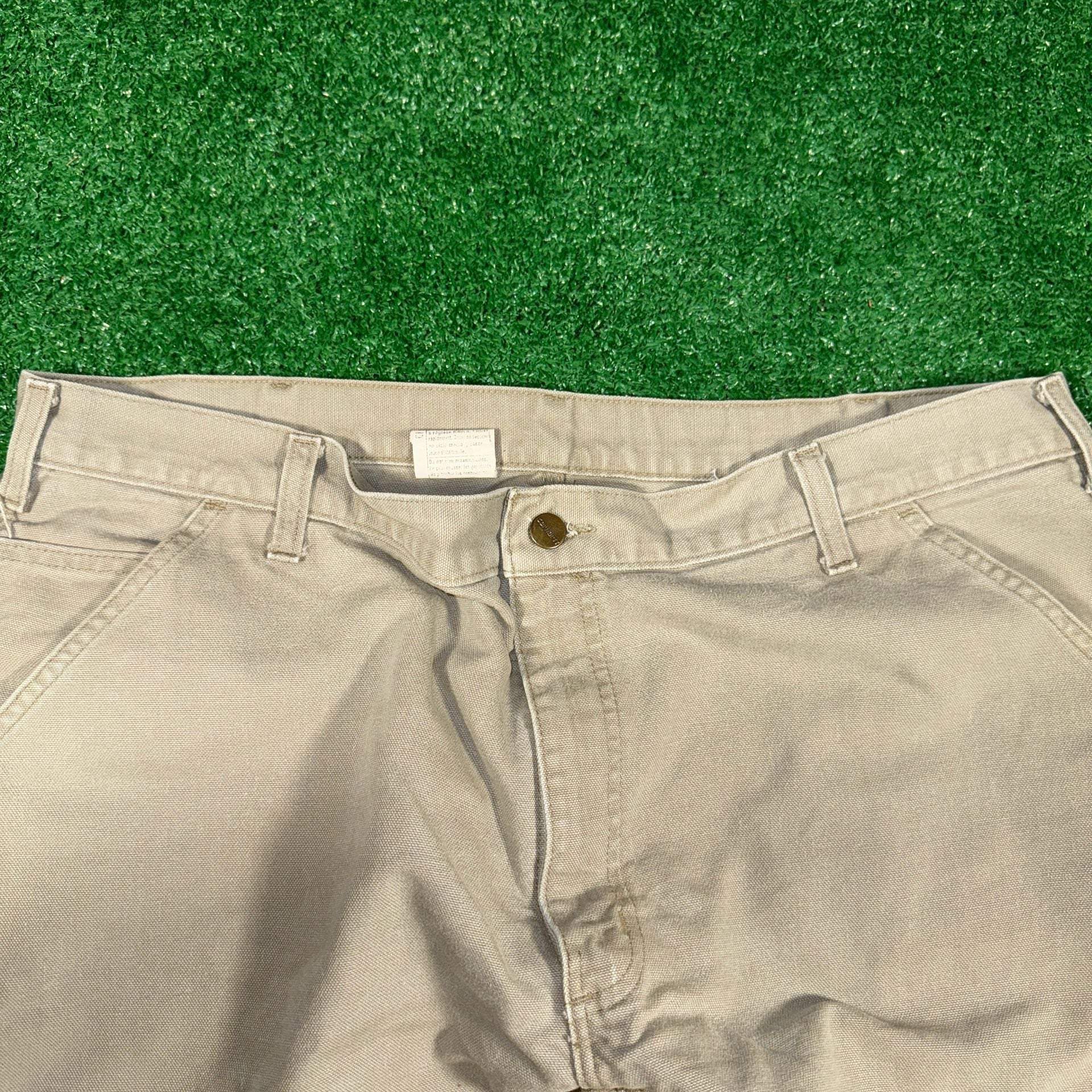 Y2K Carhartt B11 DES Original Dungaree Fit Carpenter Pants 40x32 6
