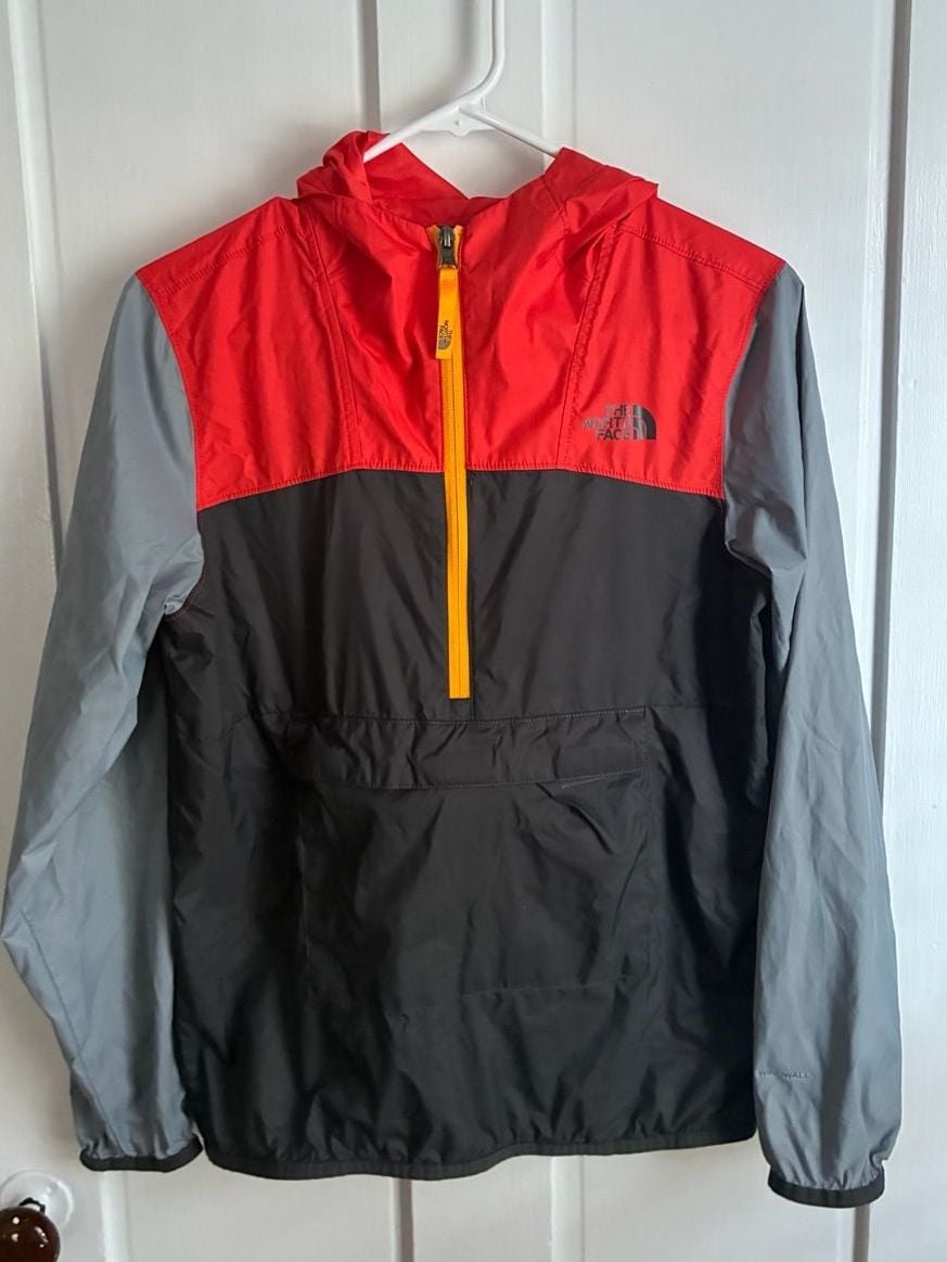 The North Face Boys Fanorak Windbreaker Hooded Pullover Jacket 2