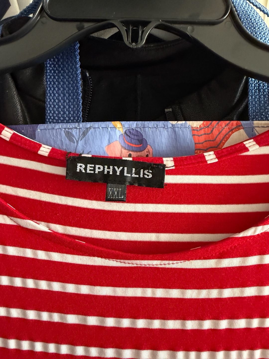 Rephyllis Red and White Striped Midi Dress 3