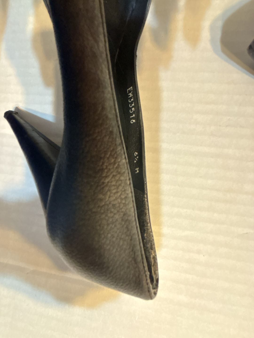 Stuart Weitzman Metallic Gray Pointed Toe Stiletto Pumps 7