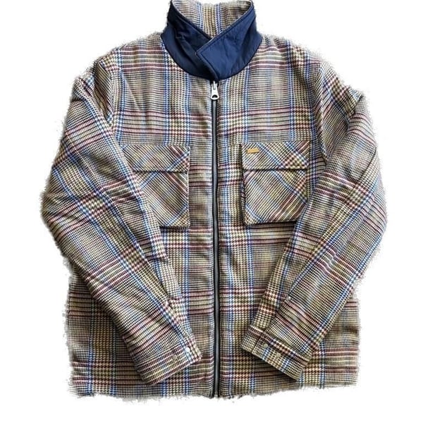 Scotch & Soda Plaid Wool-Blend Zip-Up Bomber Jacket