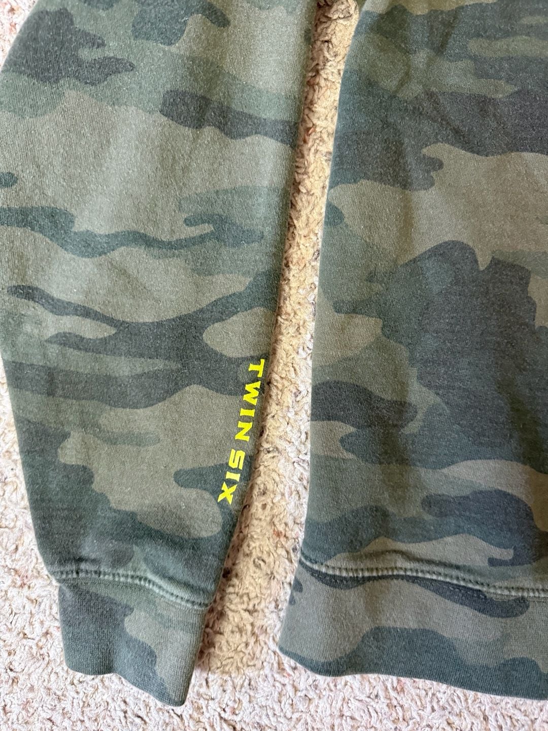 Twin Six Grind-House Bike Shop Camouflage Crewneck Sweatshirt 3