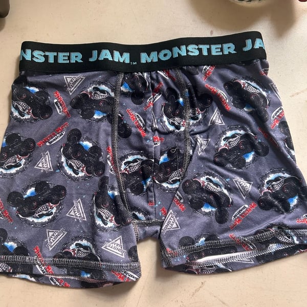 Monster Jam Boys Athletic Boxer Briefs
