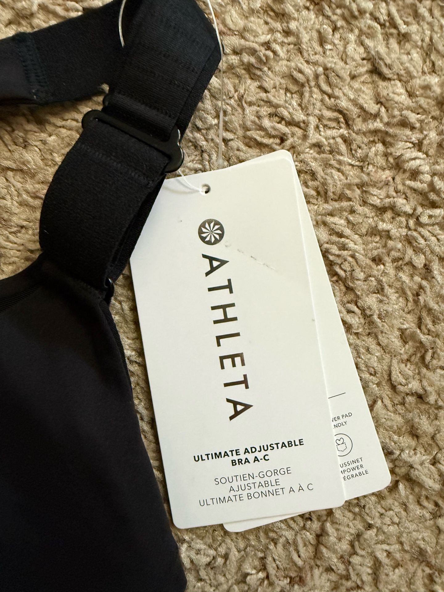 Athleta Ultimate Adjustable Sports Bra A-C 3
