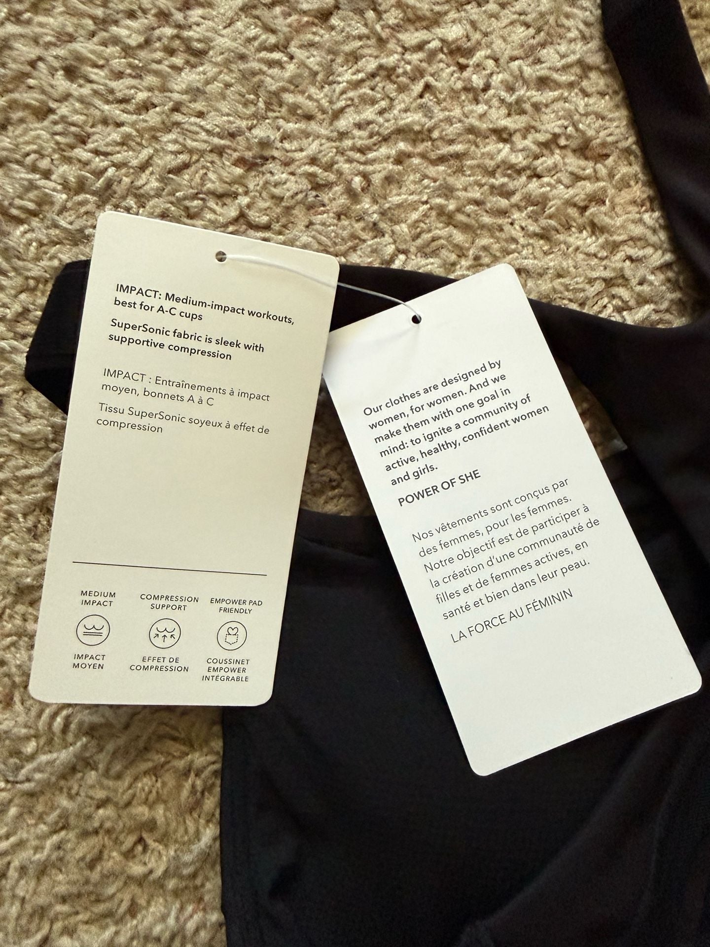 Athleta Ultimate Adjustable Sports Bra A-C 6