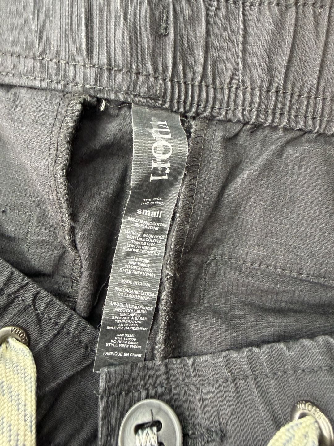 Vuori Ripstop Climber Pants VW401 Dark Gray Size Small 3
