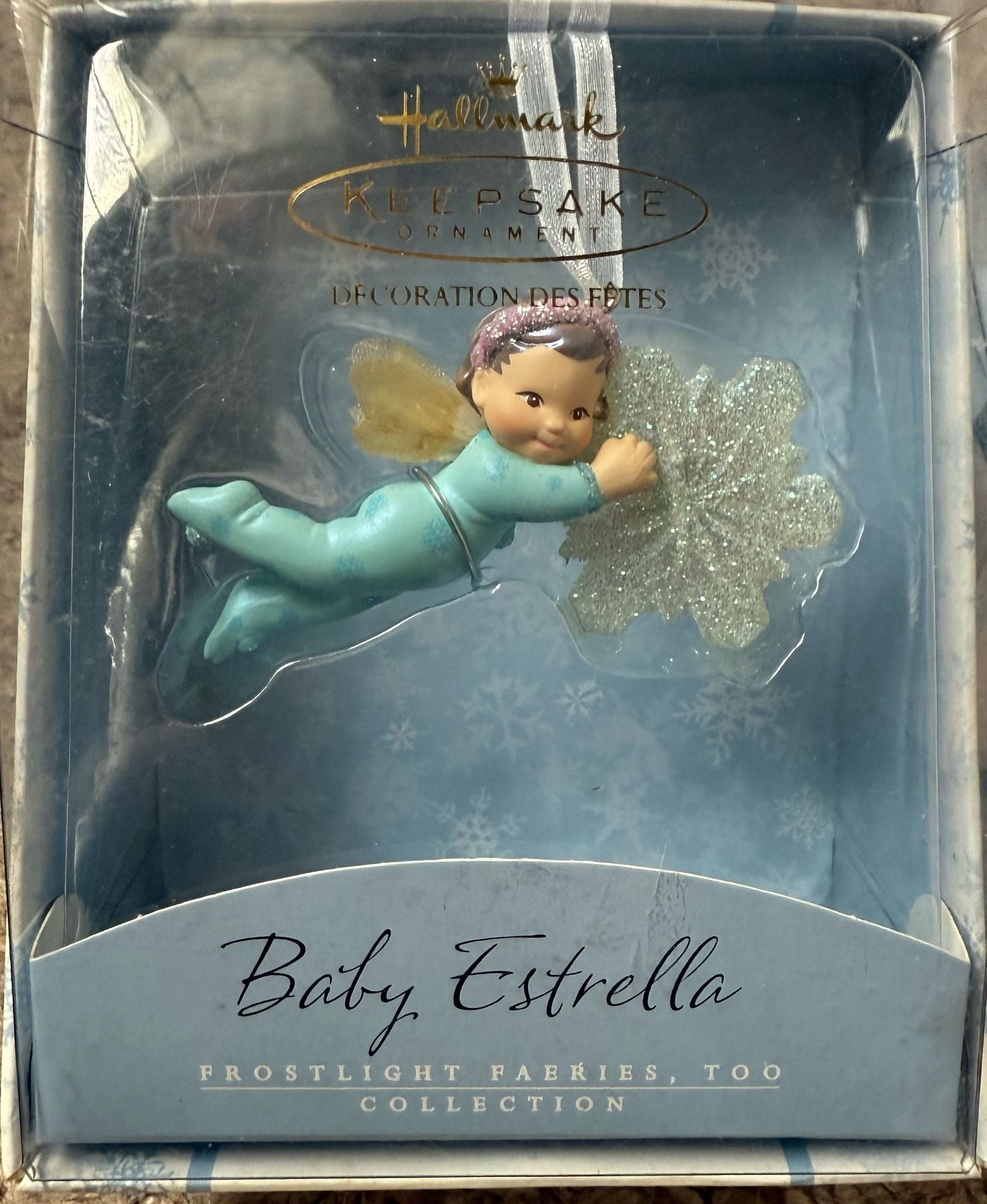 Hallmark Keepsake Ornament 4-Piece Set: Baby Delandra, Baby Candessa, Baby Estrella, and Baby Brilliana Frostlight Faeries 2