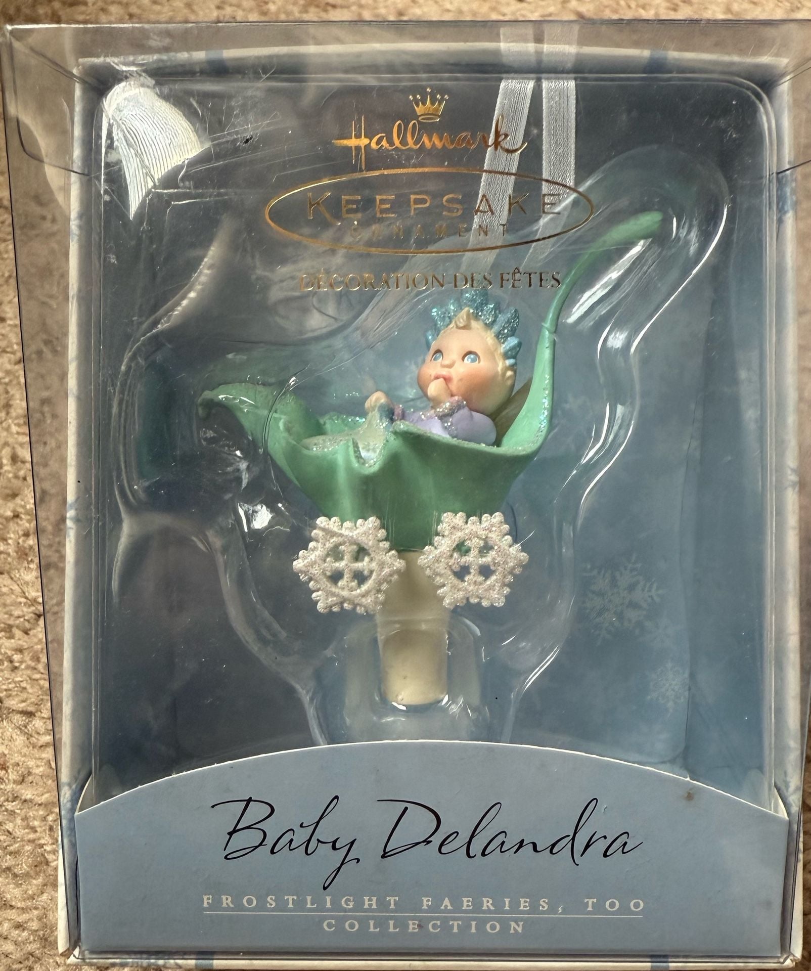 Hallmark Keepsake Ornament 4-Piece Set: Baby Delandra, Baby Candessa, Baby Estrella, and Baby Brilliana Frostlight Faeries 3