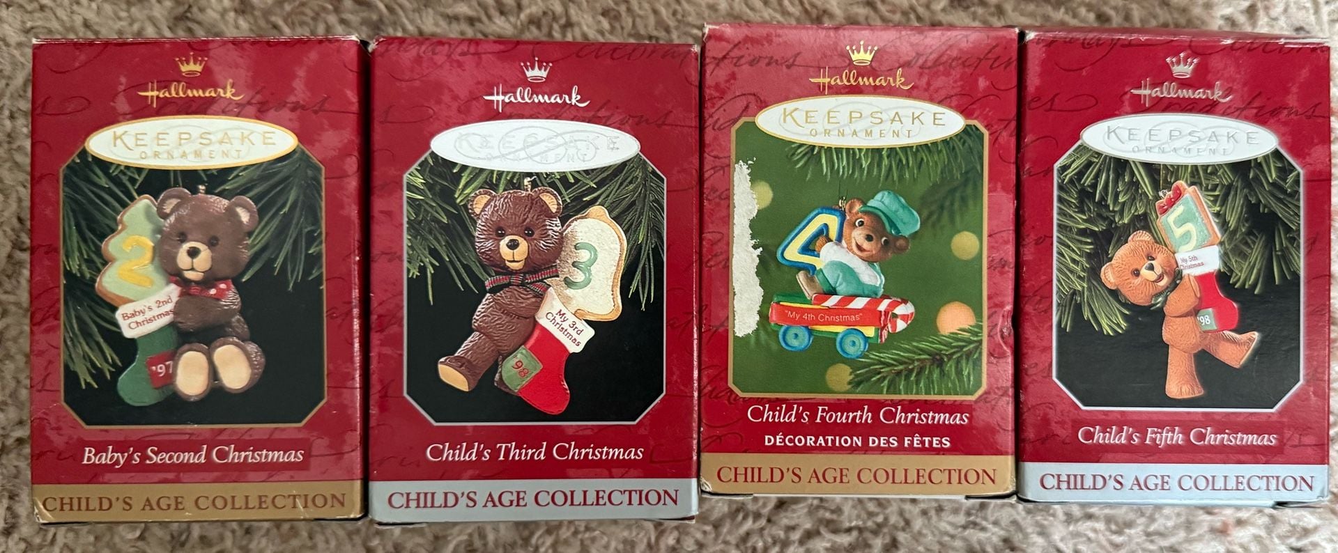 Hallmark Keepsake Ornament Assorted Lot (Child's Age Collection & Others) 1