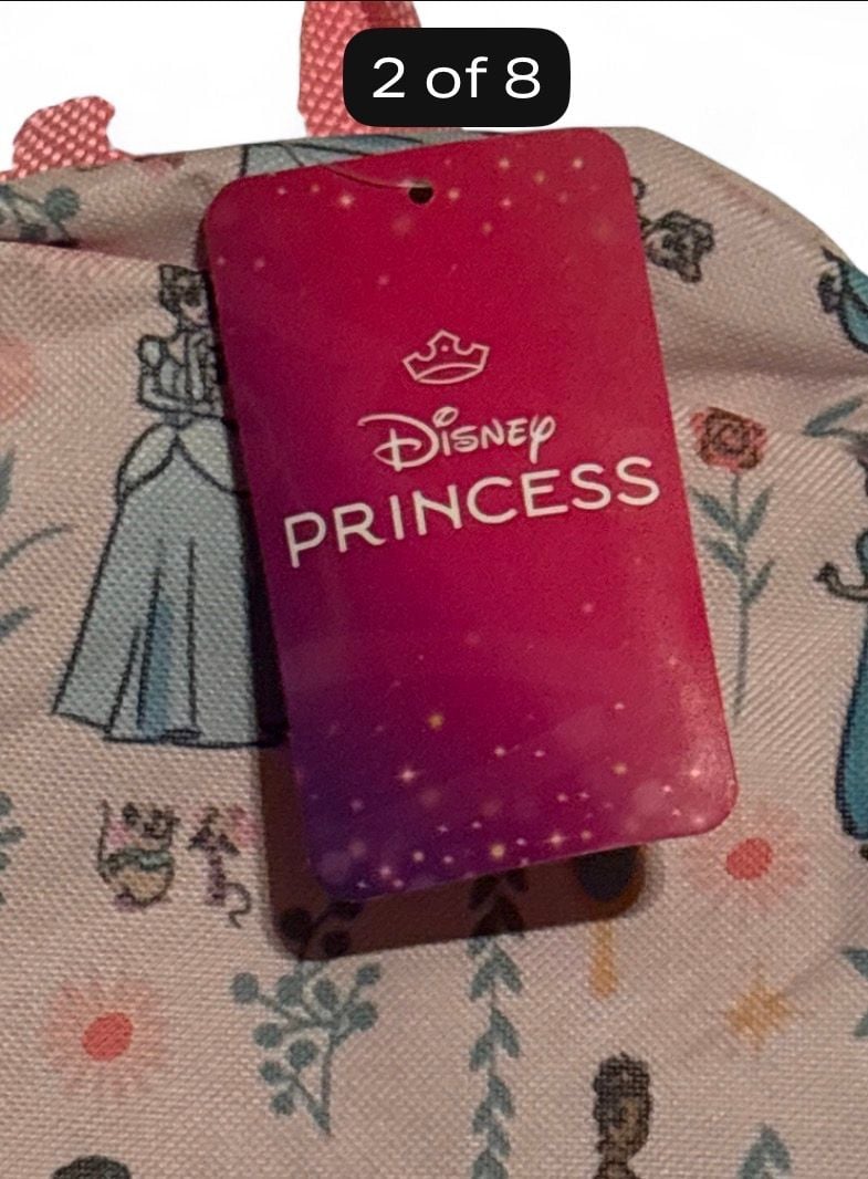 Disney Princess Pink All-Over Print Backpack 2