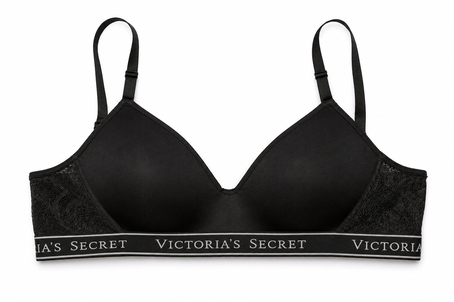 Victoria's Secret Lightly Lined Wireless Logo-Band Bra 2