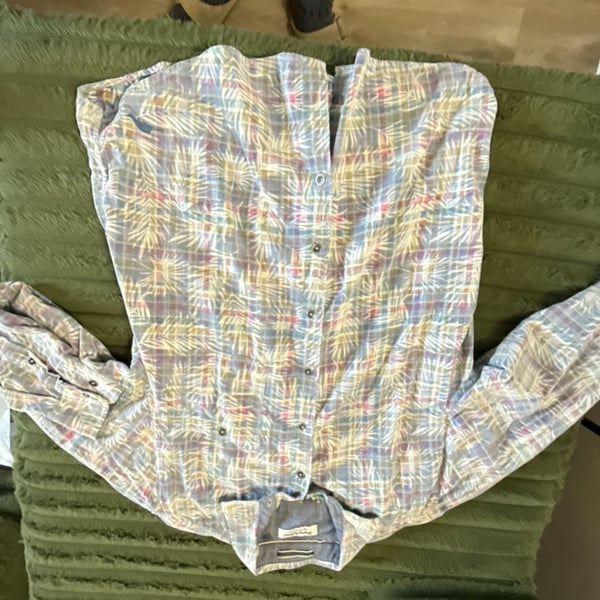 Tommy Bahama Coastline Cord Shadow Frond Long Sleeve Button-Down Shirt