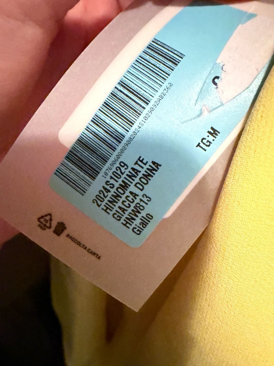 Hinnominate Double-Breasted Yellow Blazer 5
