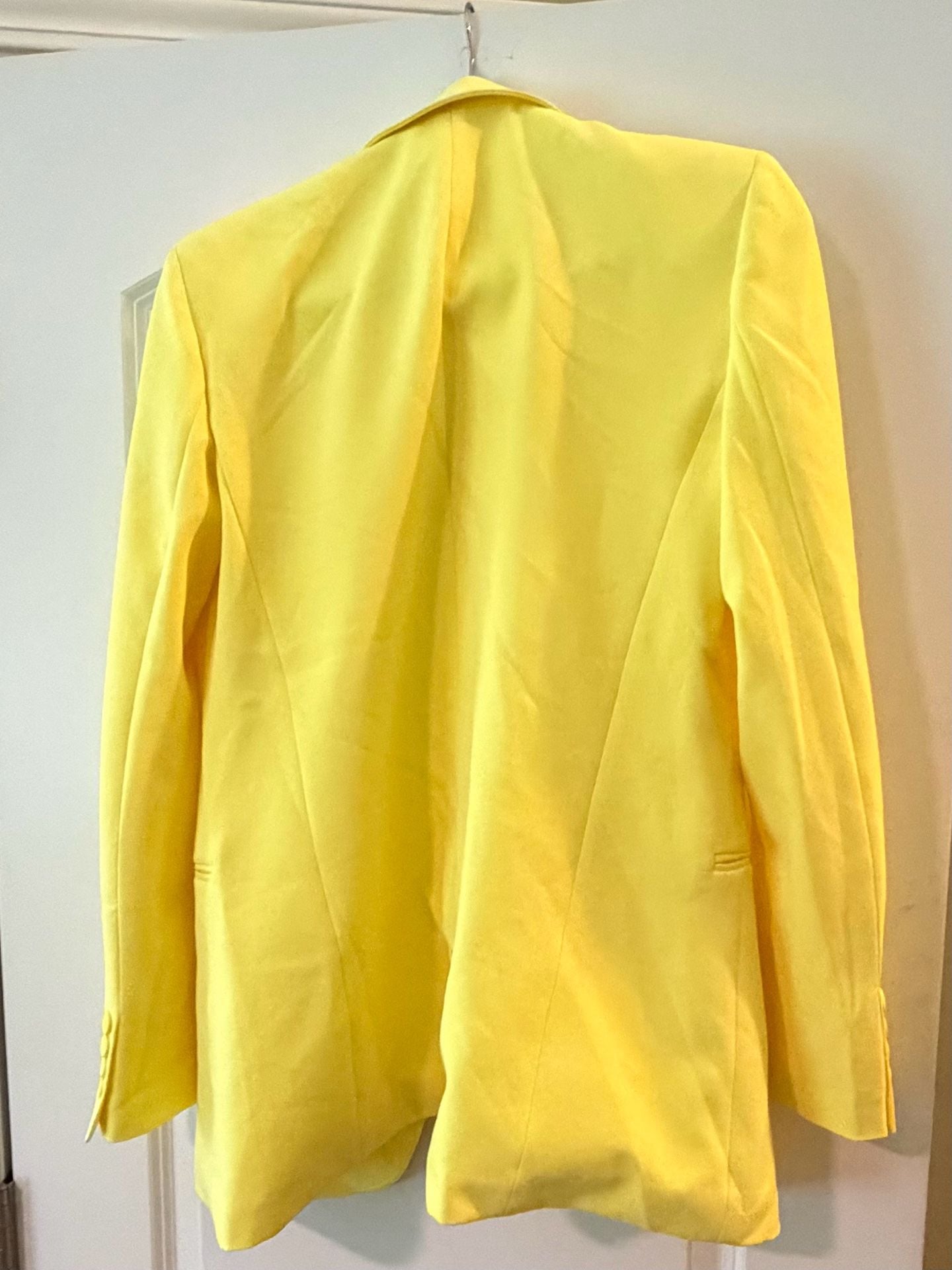 Hinnominate Double-Breasted Yellow Blazer 9