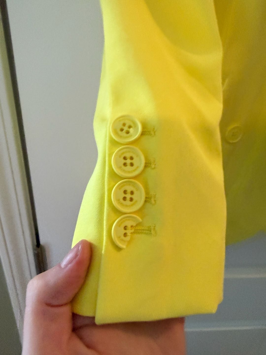 Hinnominate Double-Breasted Yellow Blazer 13