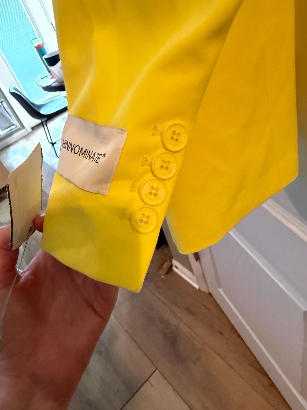 Hinnominate Double-Breasted Yellow Blazer 15