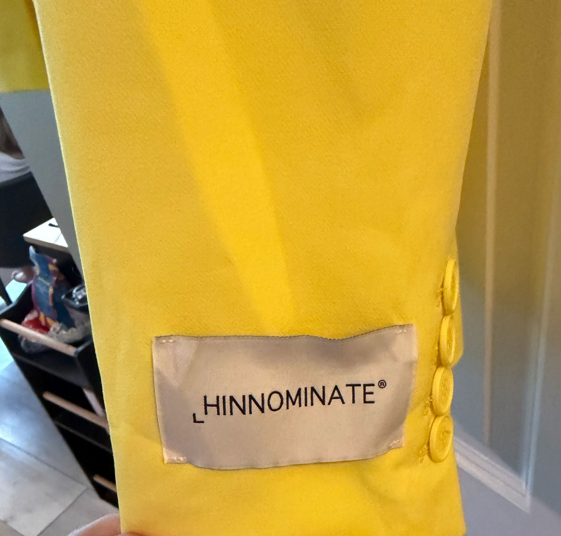 Hinnominate Double-Breasted Yellow Blazer 17