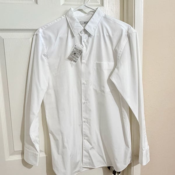 NWT Uniqlo +J Jil Sander Deadstock Supima Cotton Dress Shirt White Small